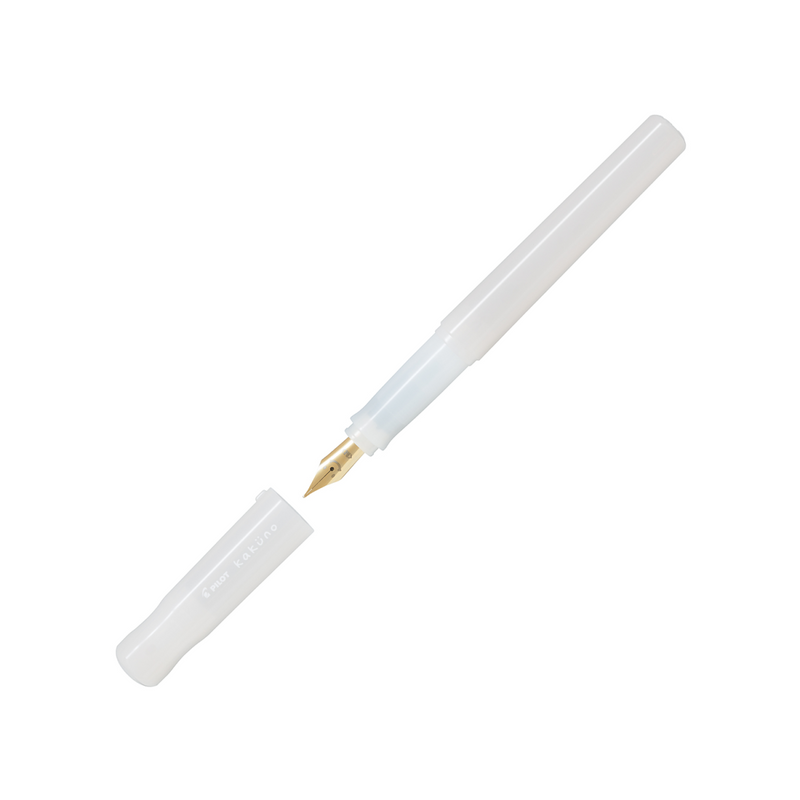 PILOT BegreeN Kakuno Madoromi Fountain Pen Medium Nib White – view 2