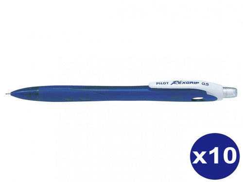 Pilot BegreeN Rexgrip Mechanical Pencil 0.5mm Blue Box of 10