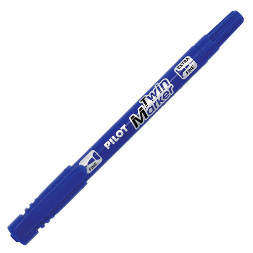 Pilot BegreeN Twin Permanent Marker Dual Nib Blue Box of 10 – view 2