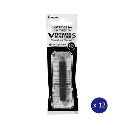Pilot BegreeN V Board Master S Whiteboard Marker Refill Black Box of 12