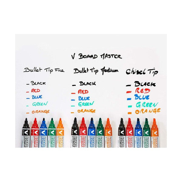 Pilot BegreeN V Board Master Whiteboard Marker Bullet Medium Assorted Pack of 5 – view 5