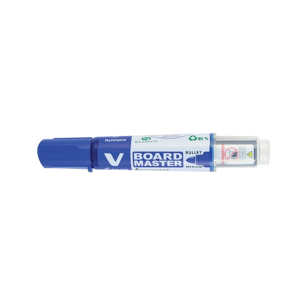 Pilot BegreeN V Board Master Whiteboard Marker Bullet Medium Blue Box of 10 – view 2