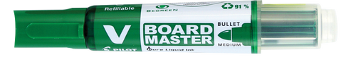 Pilot BegreeN V Board Master Whiteboard Marker Bullet Medium Green Box of 10 – view 2