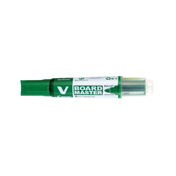 Pilot BegreeN V Board Master Whiteboard Marker Bullet Medium Green Box of 10 – view 2
