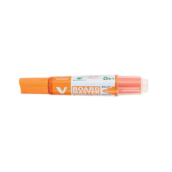 Pilot BegreeN V Board Master Whiteboard Marker Bullet Medium Orange Box of 10 – view 2