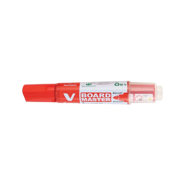 Pilot BegreeN V Board Master Whiteboard Marker Bullet Medium Red Box of 10 – view 2