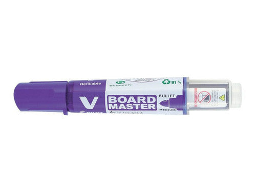 Pilot Begreen V Board Master Whiteboard Marker Bullet Violet Box 10 – view 2
