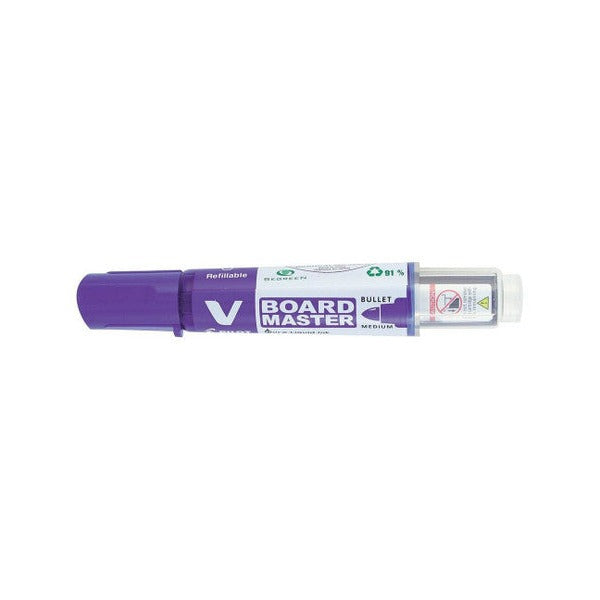 Pilot Begreen V Board Master Whiteboard Marker Bullet Violet Box 10 – view 2