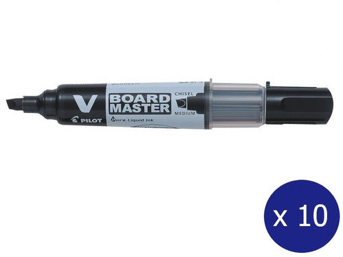 Pilot BegreeN V Board Master Whiteboard Marker Chisel Medium Black Box of 10