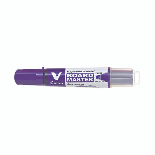 Pilot Begreen V Board Master Whiteboard Marker Chisel Violet Box 10