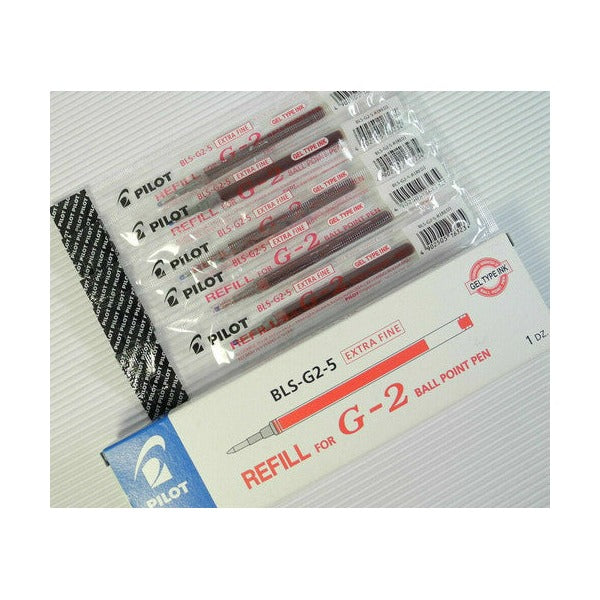 Pilot BLS-G2 Gel Refill 0.5mm Red Box of 12 – view 2