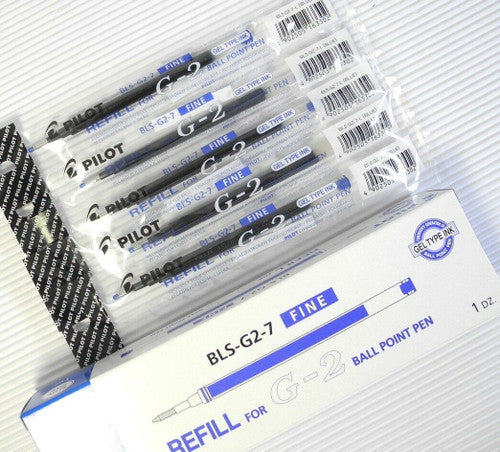 Pilot BLS-G2 Gel Refill 0.7mm Blue Box of 12 – view 2
