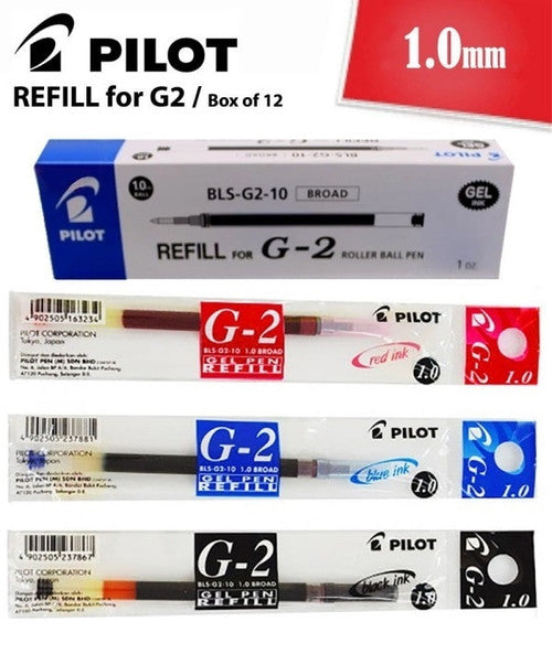 Pilot BLS-G2 Gel Refill 1.0mm Blue Box of 12 – view 2