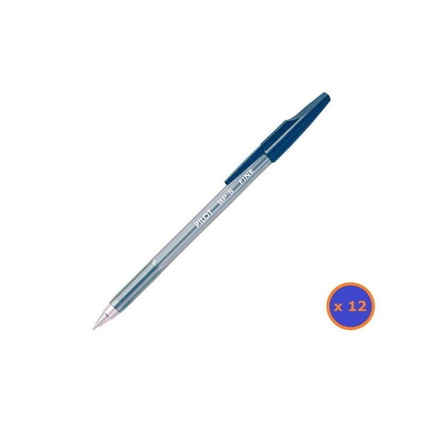 Pilot BP-S The Better Ballpoint Stick Pen Fine Blue Box of 12