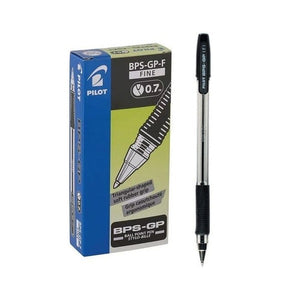 Pilot BPS-GP The Ballpoint Stick Grip Pen Fine Black Box of 12