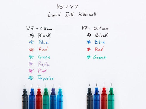 Pilot BX-V5 Hi-Tecpoint Rollerball Pen 0.5mm Red Box of 12 – view 3