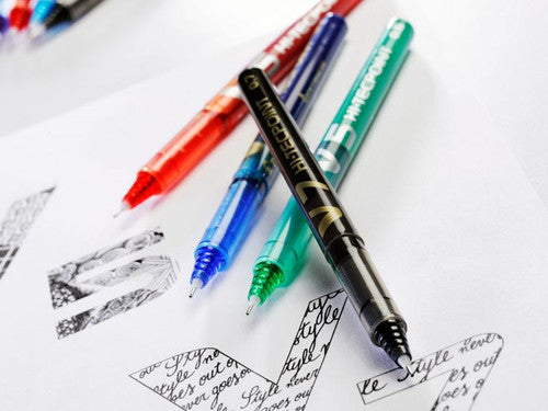 Pilot BX-V5 Hi-Tecpoint Rollerball Pen 0.5mm Red Box of 12 – view 5