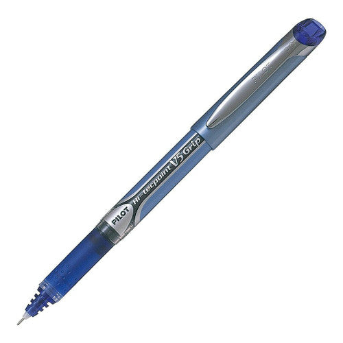 Pilot BXGPN-V5 Hi-Tecpoint Grip Rollerball Pen 0.5mm Blue Box of 12 – view 2