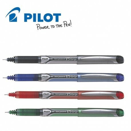 Pilot BXGPN-V5 Hi-Tecpoint Grip Rollerball Pen 0.5mm Blue Box of 12 – view 5