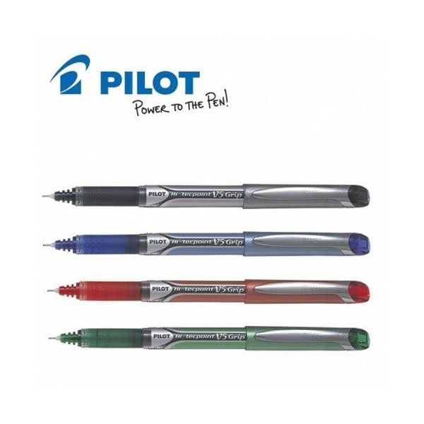 Pilot BXGPN-V5 Hi-Tecpoint Grip Rollerball Pen 0.5mm Blue Box of 12 – view 5