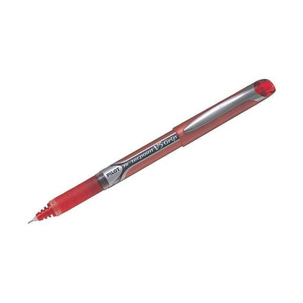 Pilot BXGPN-V5 Hi-Tecpoint Grip Rollerball Pen 0.5mm Red Box of 12 – view 2