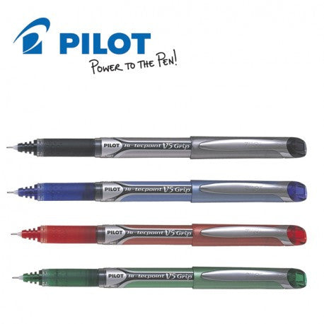 Pilot BXGPN-V5 Hi-Tecpoint Grip Rollerball Pen 0.5mm Red Box of 12 – view 5