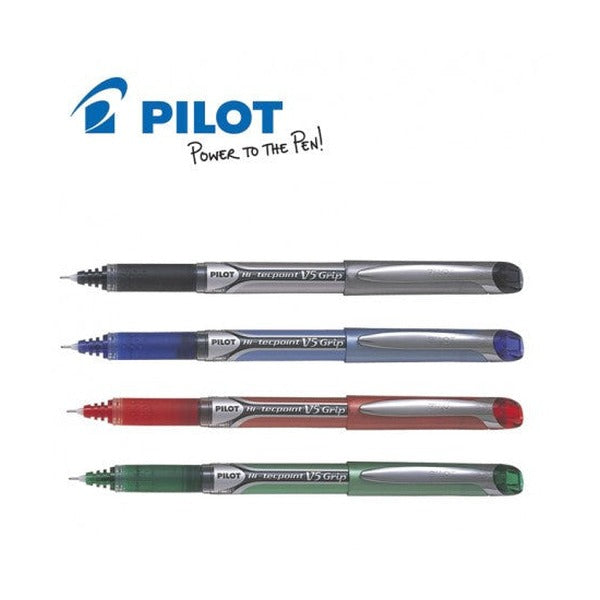 Pilot BXGPN-V5 Hi-Tecpoint Grip Rollerball Pen 0.5mm Red Box of 12 – view 5