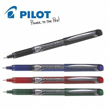 Pilot BXGPN-V7 Hi-Tecpoint Grip Rollerball Pen 0.7mm Blue Box of 12 – view 4