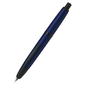 Pilot Capless Black Accent Fountain Pen Matte Blue Barrel Extra Fine Nib
