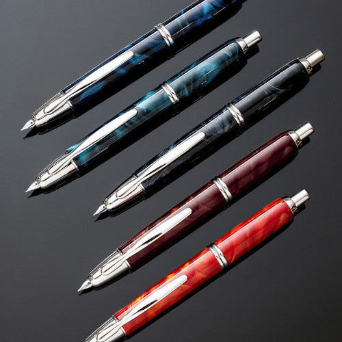 Pilot Capless SE Fountain Pen Marble Green Barrel Fine Nib – view 3