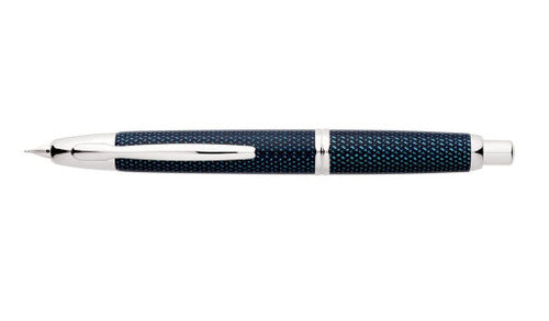 Pilot Capless Splash Fountain Pen Blue Barrel Fine Nib