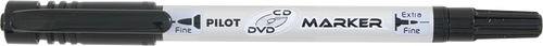 Pilot CD DVD Twin Ended Permanent Marker Dual Nib Black Box of 12 – view 2