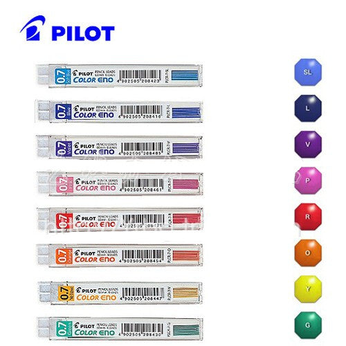 Pilot Colour Eno Mechanical Pencil Lead Refill 0.7mm Blue Box of 12 – view 2