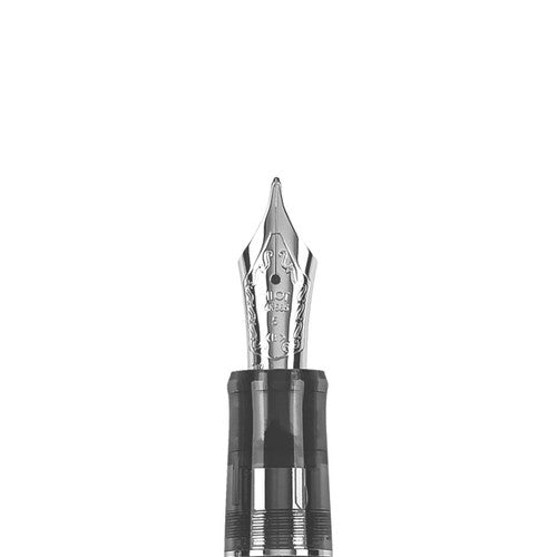 Pilot Custom 74 Fountain Pen Forest Green Barrel Broad Nib – view 2