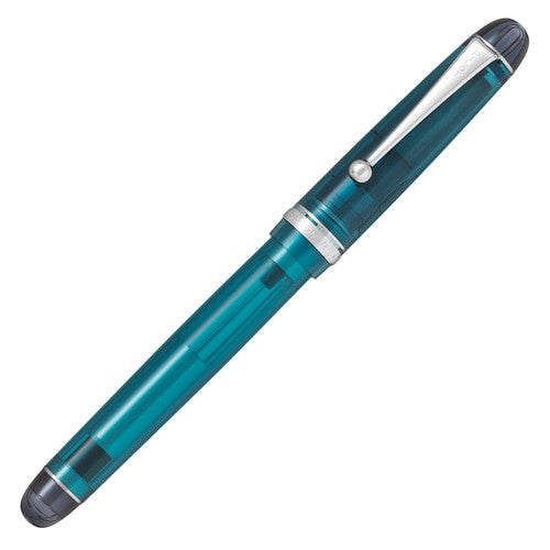 Pilot Custom 74 Fountain Pen Turquoise Green Barrel Fine Nib