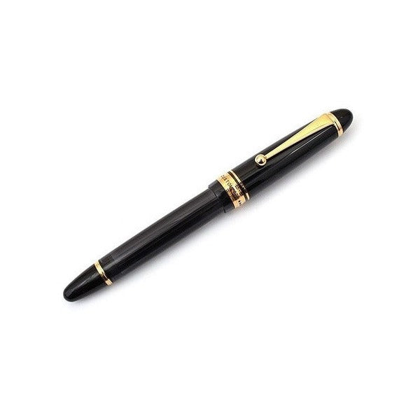 Pilot Custom 823 Fountain Pen Black Barrel 14K Gold Fine Nib – view 2