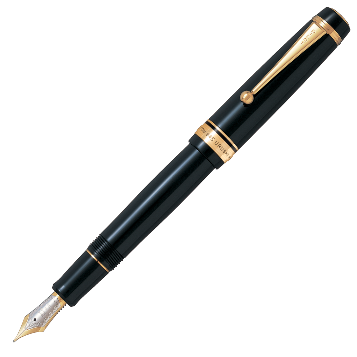 Pilot Custom 845 Fountain Pen Black Barrel Fine Nib