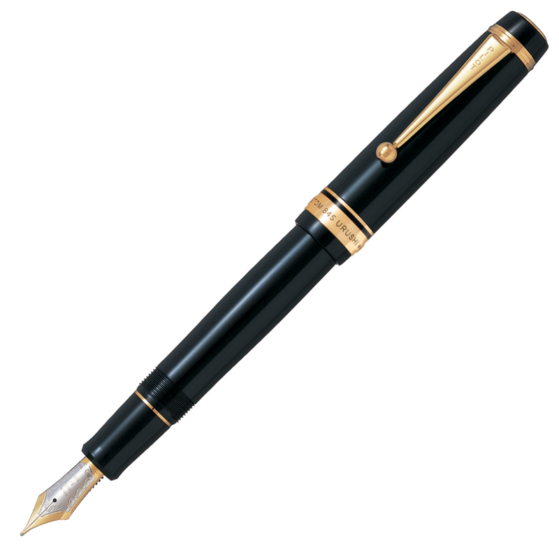 Pilot Custom 845 Fountain Pen Black Barrel Fine Nib