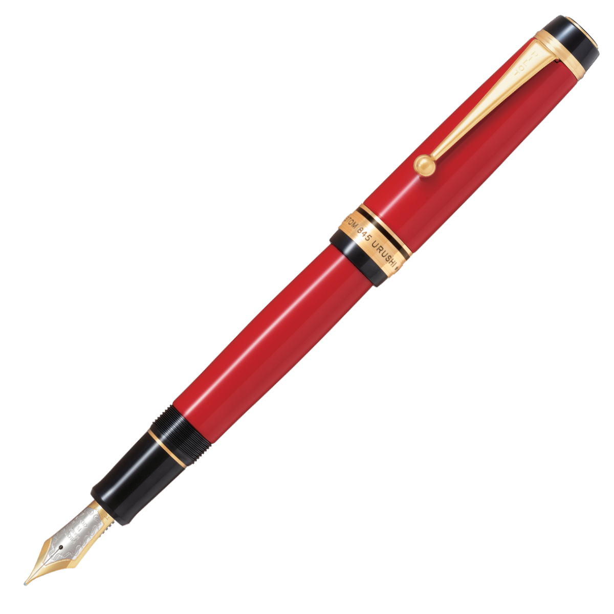 Pilot Custom 845 Fountain Pen Red Barrel Fine Nib