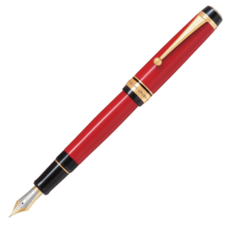 Pilot Custom 845 Fountain Pen Red Barrel Fine Nib