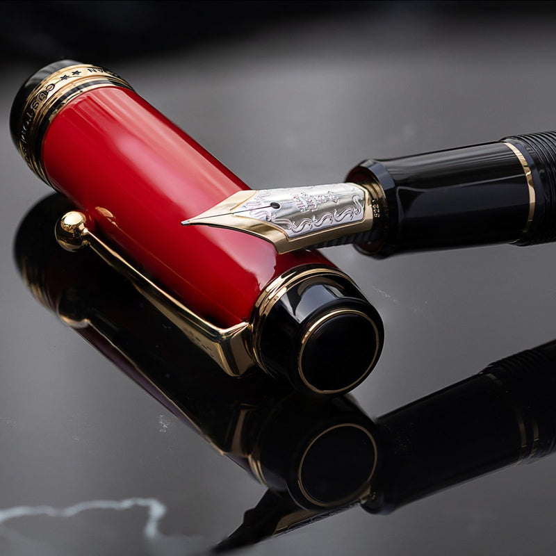 Pilot Custom 845 Fountain Pen Red Barrel Fine Nib – view 3
