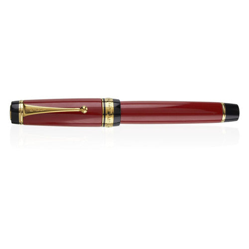Pilot Custom Urushi Fountain Pen Red Barrel Broad Nib – view 2