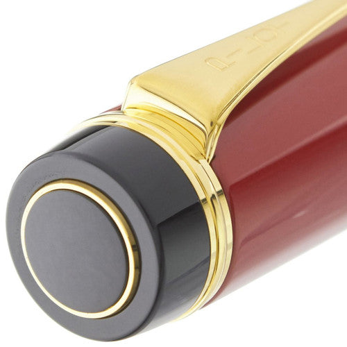 Pilot Custom Urushi Fountain Pen Red Barrel Broad Nib – view 4