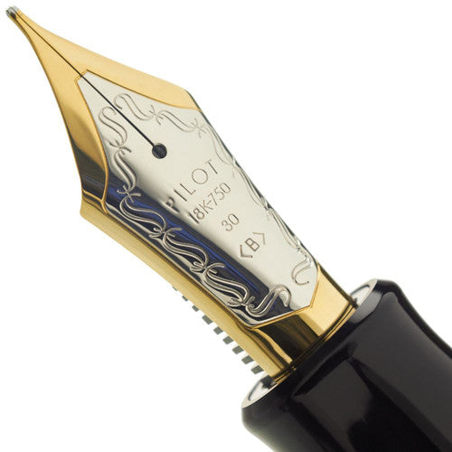 Pilot Custom Urushi Fountain Pen Red Barrel Broad Nib – view 6