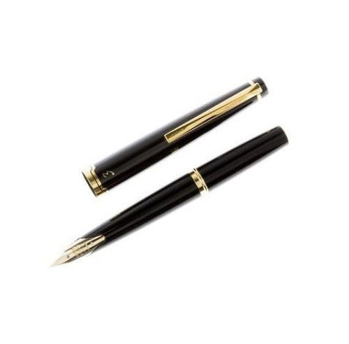 Pilot E95S Fountain Pen Black 14K Gold Medium Nib