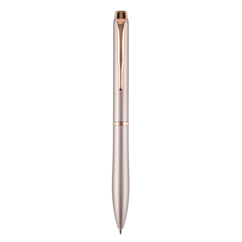 PILOT Eterlink Retractable Ballpoint Extra Fine Rose Beige Barrel Pink Gold Trim Black Ink – view 2