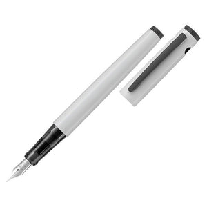Pilot Explorer Fountain Pen Gloss White Barrel Fine Nib