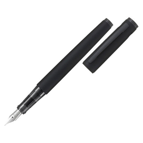 Pilot Explorer Fountain Pen Matte Black Barrel Medium Nib