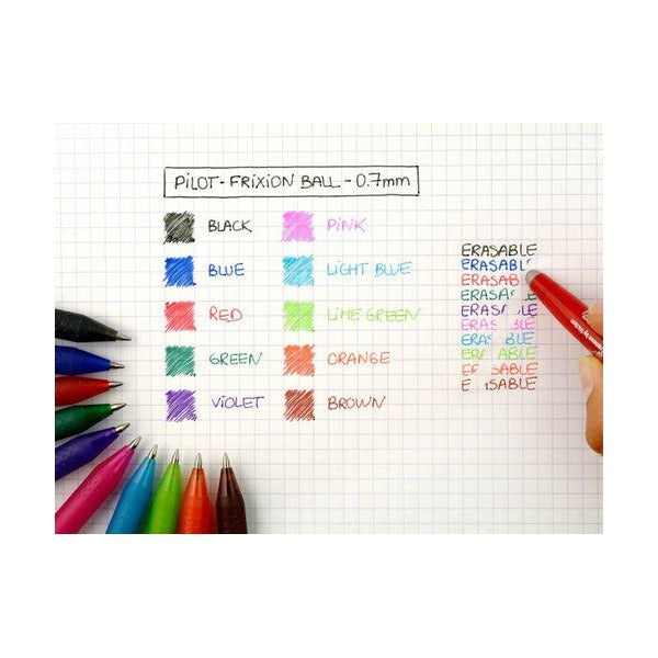 Pilot FriXion Ball Erasable Rollerball Gel Pen Fine Black Box of 12 – view 3