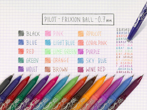 Pilot FriXion Ball Erasable Rollerball Gel Pen Fine Black Pack 3 Box of 6 – view 3